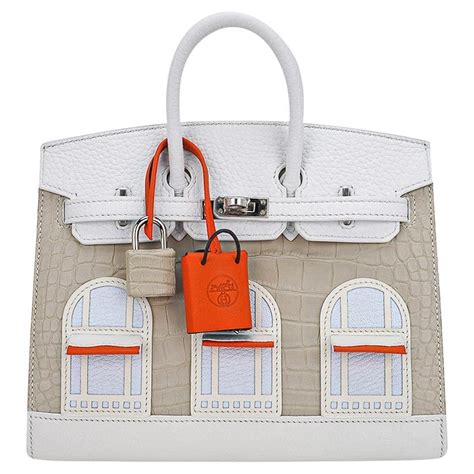 hermes bag that looks like a house|hermes crocodile bag price.